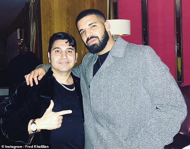 Fred Khalilian with Drake